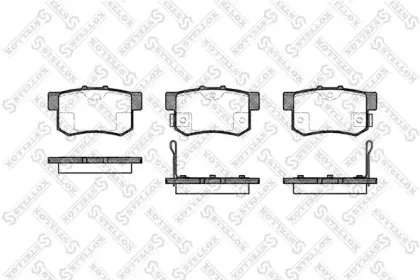 336 002B-SX STELLOX Комплект тормозных колодок, дисковый тормоз